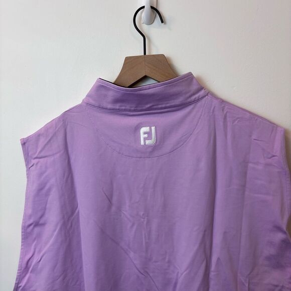 FOOTJOY PERF 1/2 ZIP VEST GATHER LAVENDER NEW with tags Size Large - Picture 9 of 16
